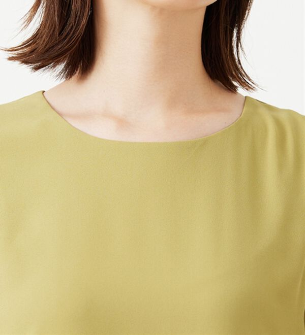 BELLUNA（ベルーナ）の「ジョーゼット素材裾ティアードブラウス（ブラウス）」｜詳細画像