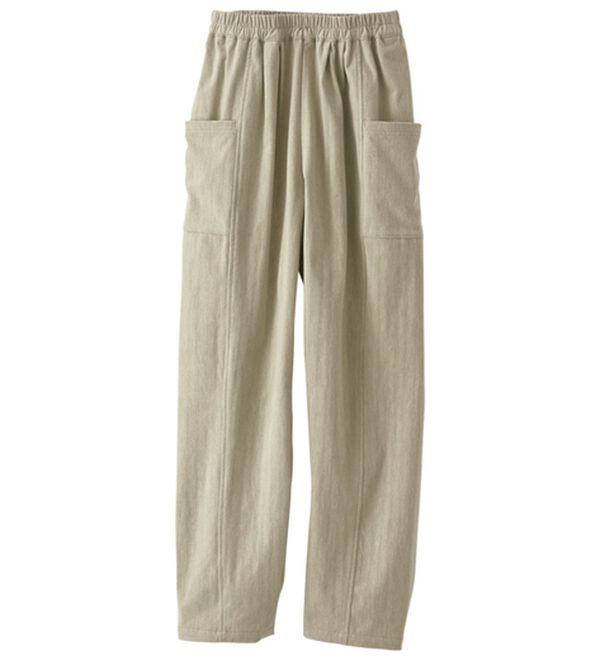 BELLUNA（ベルーナ）の「《ＨｕｇＲｅａｍコットン》セミカーブパンツ（フルレングスパンツ）」｜詳細画像