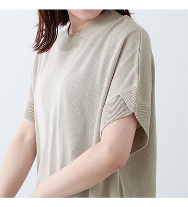 BELLUNA（ベルーナ）の「チューリップ袖デザインニットプルオーバー（ニット・セーター）」｜詳細画像