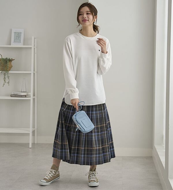 BELLUNA（ベルーナ）の「【ＰＯＬＯ　ＢＣＳ】ミニ裏毛素材デザイントップス（カットソー）」｜詳細画像