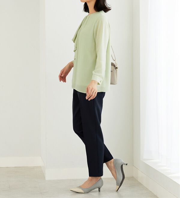 BELLUNA（ベルーナ）の「＜セレモニースタイル＞ボウタイデザインブラウス（ブラウス）」｜詳細画像