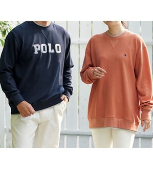 「＜ポロ・ビーシーエス＞ワッフルレイヤードトレーナー（メンズトレーナー）」｜詳細画像