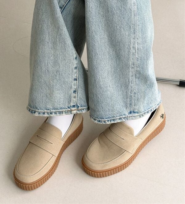 GeeRA（ジーラ）の「【U.S. POLO ASSN.】厚底ローファー（ローファー）」｜ベージュ