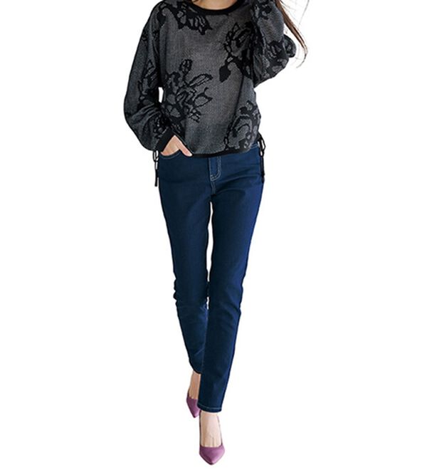 RANAN（ラナン）の「レディベーシック５ポケットスキニーデニムパンツ（フルレングスパンツ）」｜詳細画像