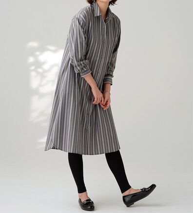 BELLUNA（ベルーナ）の「＜ＳＯＬＯＴＥＸ（Ｒ）＞ストレッチシャツワンピース（シャツワンピース）」