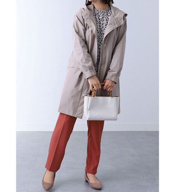 BELLUNA（ベルーナ）の「【高見え】防風はっ水ロング丈マウンテンパーカー（ロングコート）」｜詳細画像