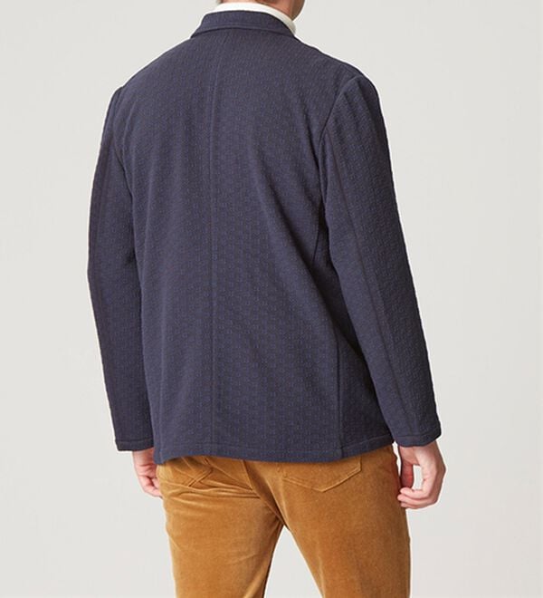 「大人の魅力高まる総柄リラックスジャケット（メンズジャケット）」｜詳細画像