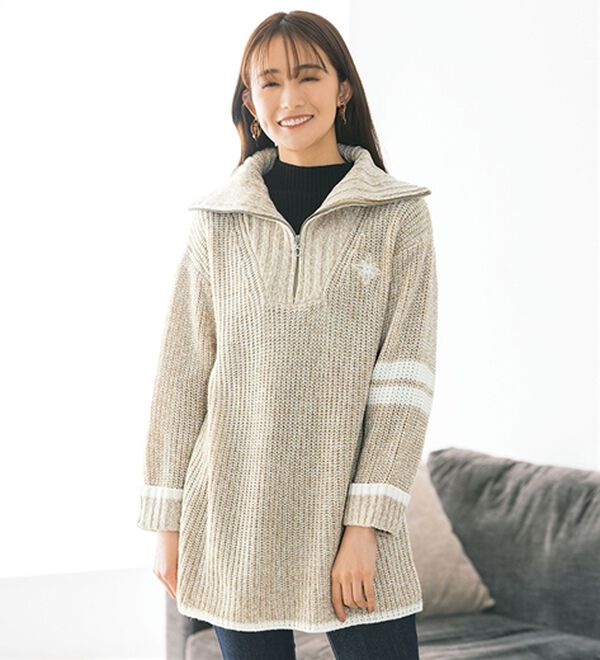 ルフラン（ルフラン）の「ゆったり着こなす温もりセーター（ニット・セーター）」｜詳細画像