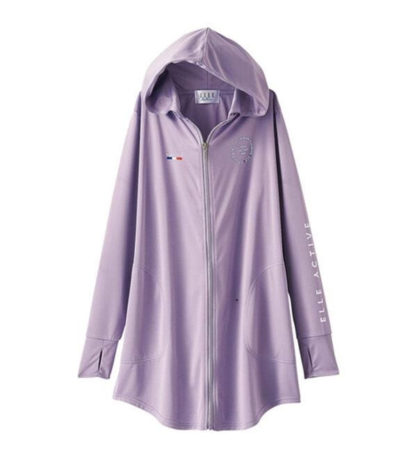 BELLUNA（ベルーナ）の「＜ＥＬＬＥ　Ａｃｔｉｖｅ＞ＵＶ対策ロングパーカー（パーカー）」｜詳細画像