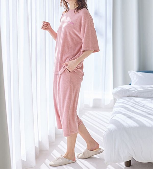 LAVIENNE（ラヴィエンヌ）の「【着るタオル】サラッと気持ちいい！パイルパジャマ（パジャマ・ルームウェア）」｜詳細画像