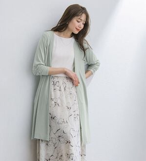 Pierrot（ピエロ）の「接触冷感トッパーカーディガン（その他カーディガン）」｜ミント