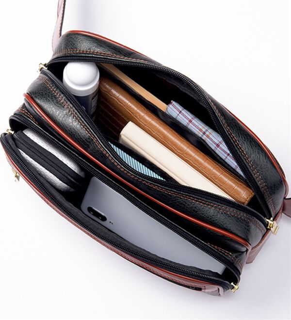 「＜ダンロップ・リファインド＞豊岡製２ＷＡＹ多機能ウエストバッグ（メンズボディバッグ・ウエストポーチ）」｜詳細画像