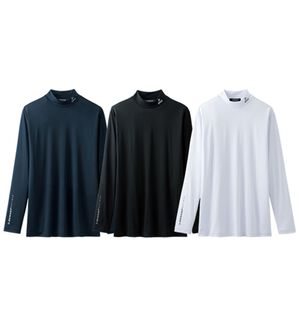 「＜ダンロップ・リファインド＞ハイネック＆ハーフジップ（メンズシャツ）」｜ハイネック3色組