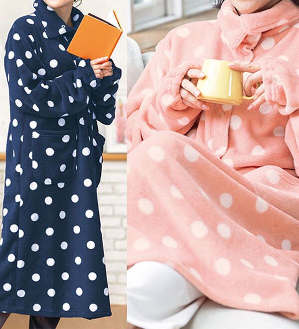 ルフラン（ルフラン）の「【２色組】クッションにもなる着る毛布（パジャマ・ルームウェア）」｜詳細画像