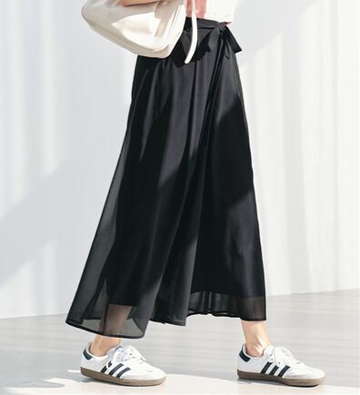 alotta（アロッタ）の「ふんわりシフォンワイドパンツ（ワイドパンツ・ガウチョ）」