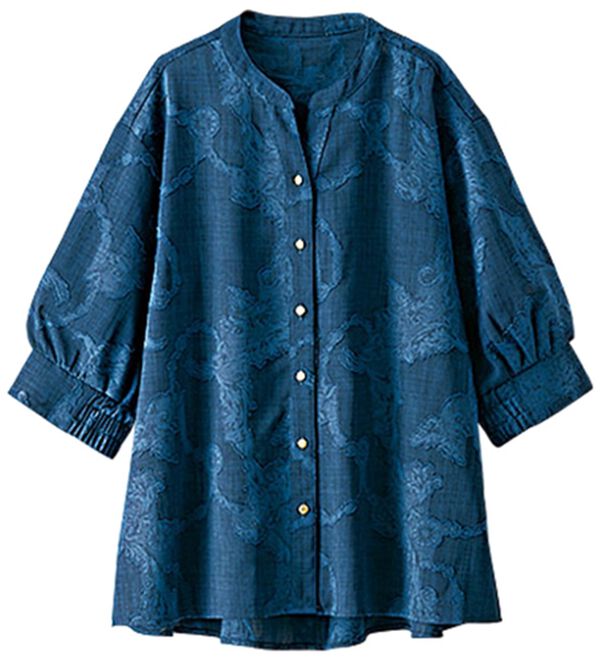 BELLUNA（ベルーナ）の「麻調ジャカード素材セットアップ（アンサンブル）」｜詳細画像