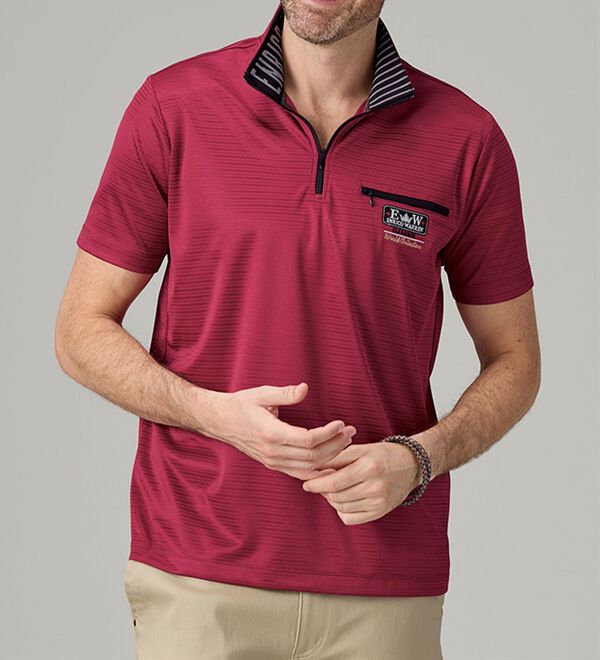 「選べるブランドハーフジッププルオーバー（メンズカットソー）」｜詳細画像