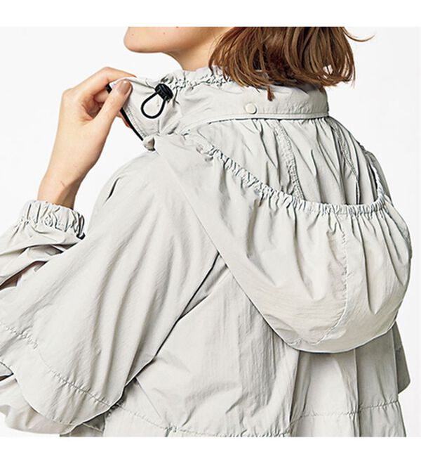 BELLUNA（ベルーナ）の「【UNDOVE】フード付はっ水スタンド衿ブルゾン（ブルゾン）」｜詳細画像