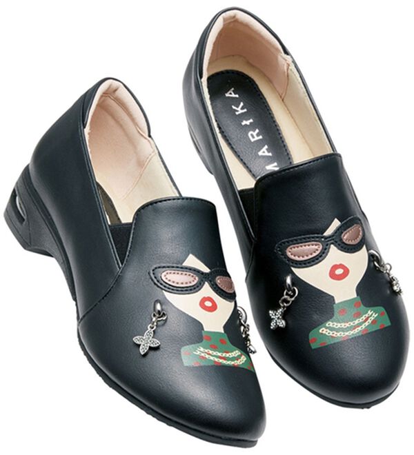 BELLUNA（ベルーナ）の「チャーミングガール４Ｅエアソールパンプス（パンプス）」｜ブラック