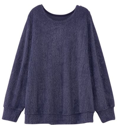 alotta（アロッタ）の「【見た目はニット、着心地はカットソー】フェザーカットソーゆるトップス（カットソー）」