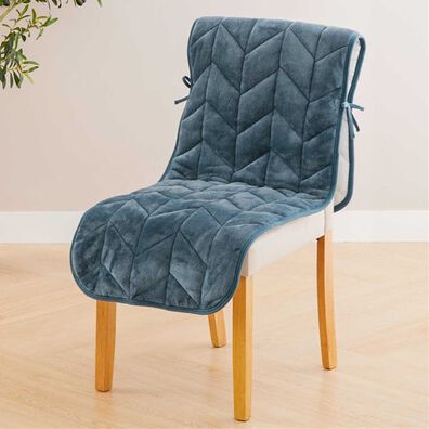 iellio（イエリオ）の「あったかフランネルチェアカバー＜座椅子カバー・こたつ椅子カバー・吸湿発熱・抗菌防臭＞（チェアカバー・チェアパッド）」