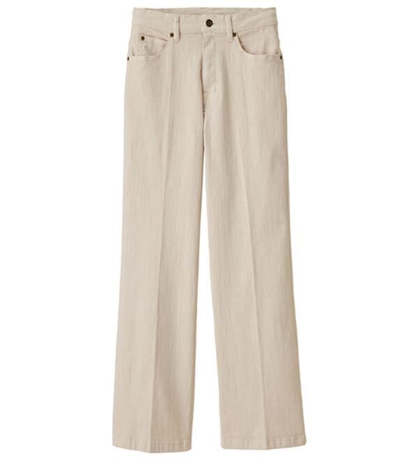 RANAN（ラナン）の「きれい見えストレッチワイドデニム（フルレングスパンツ）」｜詳細画像