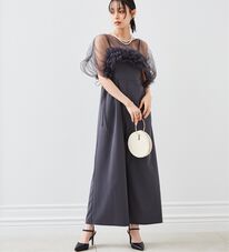 RANAN（ラナン）の「マルチWAYフリルチュールボレロセットパンツドレス（その他ワンピース）」