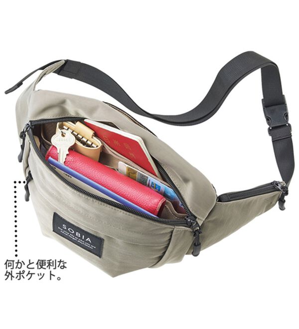 BELLUNA（ベルーナ）の「必要な物だけ収納ウエストボディバッグ（リュック）」｜詳細画像