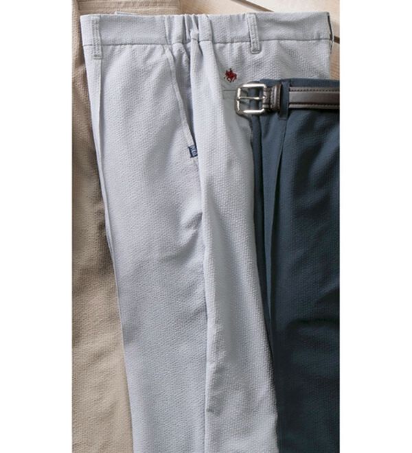 「＜ポロ・ビーシーエス＞爽風軽快ストレッチサッカーパンツ（メンズフルレングスパンツ）」｜アイスグレー