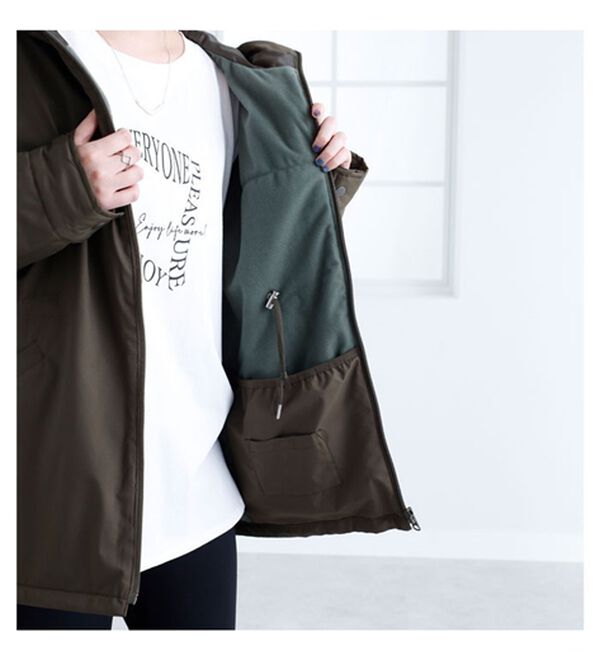 BELLUNA（ベルーナ）の「＜ｓｏｒａｆｕｋｕ＞中わたハンズフリージャケット（ハーフコート）」｜詳細画像