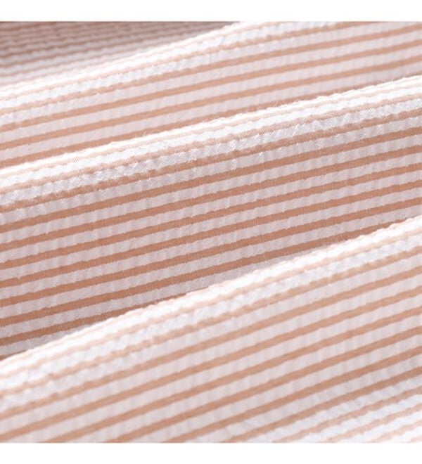 GeeRA（ジーラ）の「クレリック配色ウエストギャザーシャツワンピ―ス（シャツワンピース）」｜詳細画像