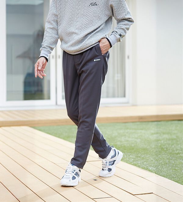 「【３本組】＜ケー・スイス＞便利仕様！吸汗速乾ジャージパンツ（メンズフルレングスパンツ）」｜詳細画像