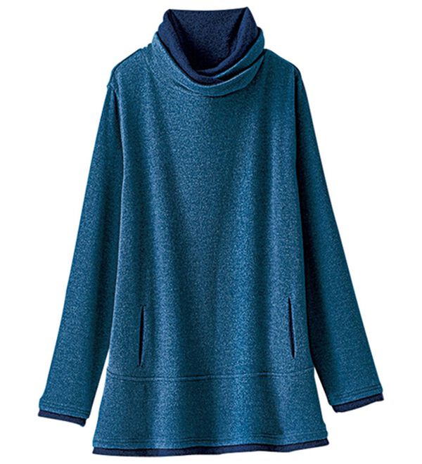 BELLUNA（ベルーナ）の「衿デザイン配色チュニック（チュニック）」｜詳細画像