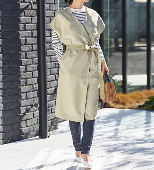 RANAN（ラナン）の「【2点セット】マルチウェイレイヤードコート（ロングコート）」｜詳細画像