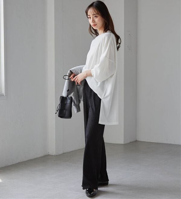 RANAN（ラナン）の「オーバーサイズスウェットＴ（カットソー）」｜詳細画像