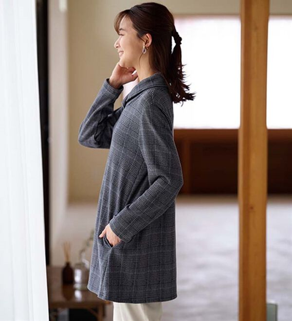 BELLUNA（ベルーナ）の「まるで着る毛布！裏ファーデザインチュニック（チュニック）」｜詳細画像