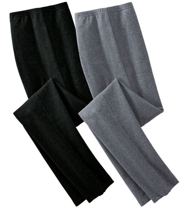 「【２色組】冷え性さん必見！毎日温活すっきり美脚レギンス（肌着・インナーウェア）」｜2色組