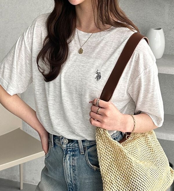 GeeRA（ジーラ）の「【Ｕ．Ｓ．　ＰＯＬＯ　ＡＳＳＮ．】スラブシアーTシャツ（Tシャツ）」｜詳細画像