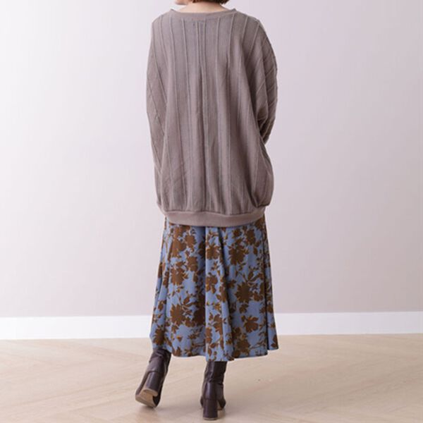 BELLUNA（ベルーナ）の「ワープジャカードアンサンブル（チュニック）」｜詳細画像