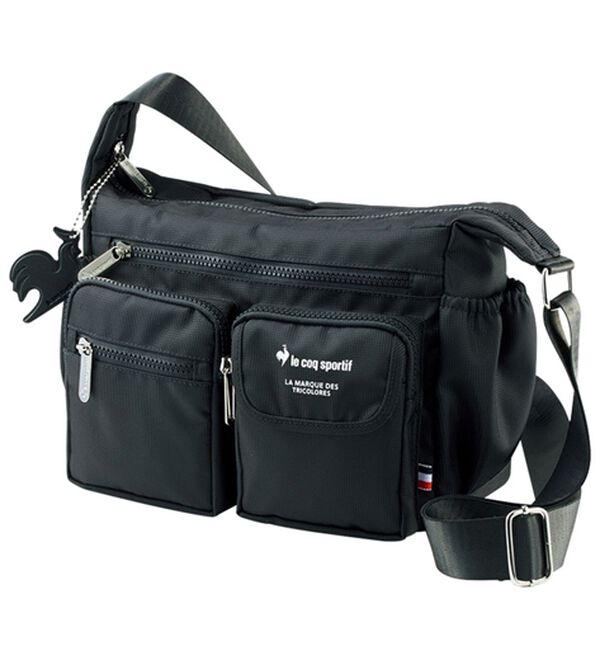 BELLUNA（ベルーナ）の「＜ルコック＞はっ水多ポケットショルダー（ショルダーバッグ）」｜ブラック