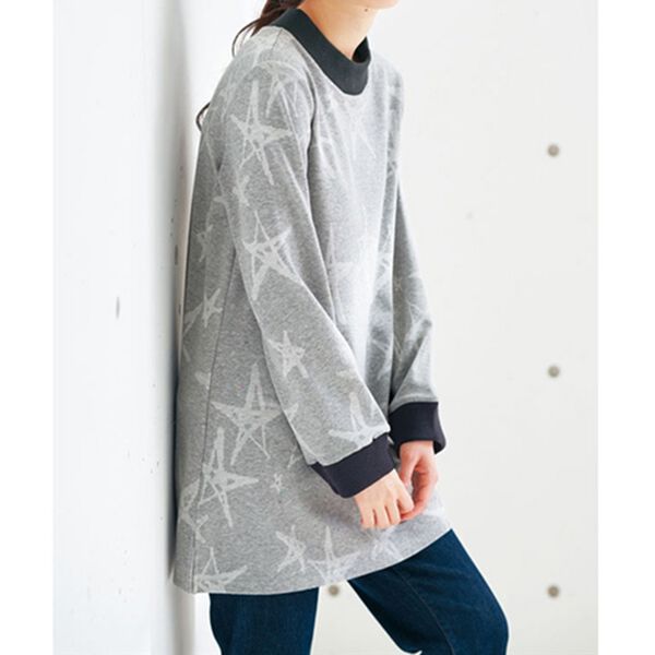 BELLUNA（ベルーナ）の「リブ使いジャカードチュニック（チュニック）」｜詳細画像