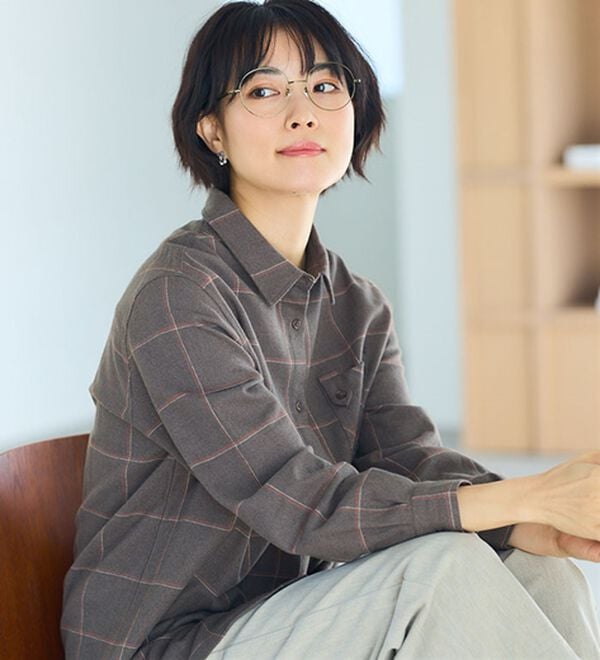 BELLUNA（ベルーナ）の「《ＨｕｇＲｅａｍコットン》ポケットシャツ（シャツ）」｜詳細画像