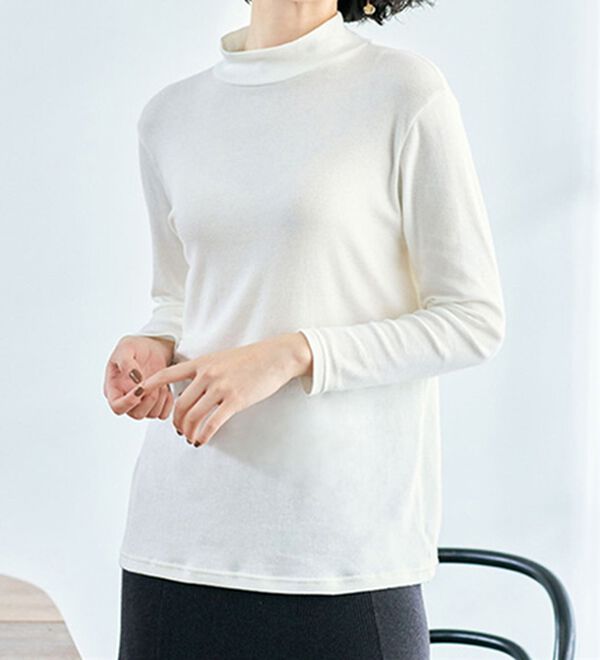 VINNO（ヴィノ）の「ゆるシルエットニットベスト（インナー付）（ベスト）」｜詳細画像