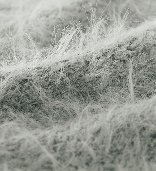 BELLUNA（ベルーナ）の「【リブプルオーバー付】シャギーニットベスト（ベスト）」｜詳細画像