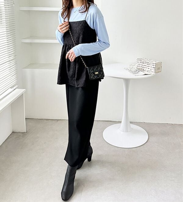 GeeRA（ジーラ）の「着回し自在！スラブシアートップス（カットソー）」｜詳細画像