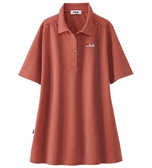 BELLUNA（ベルーナ）の「＜ＦＩＬＡ＞ギャザー使いポロチュニック（チュニック）」｜詳細画像