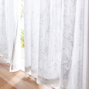 「「エコファイン」使用２枚合わせ多機能デザインレースカーテン（レースカーテン）」｜詳細画像