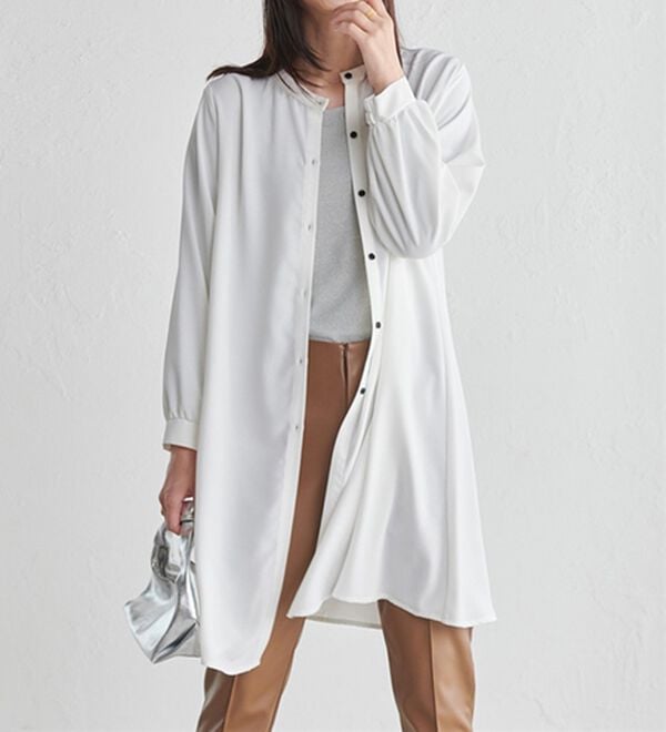 RANAN（ラナン）の「２ＷＡＹボタン使いフレアーブラウス（ブラウス）」｜詳細画像