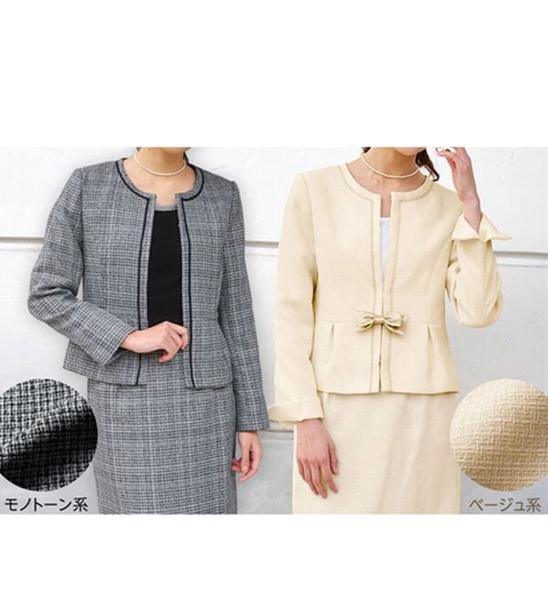 RANAN（ラナン）の「【４点セット】洗える！着回し抜群セレモニー４点セットスーツ（その他スーツ）」｜詳細画像