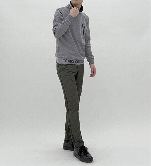 「＜トランスコンチネンツゴルフ＞ネックウォームウインドブレーカー（メンズトレーナー）」｜詳細画像